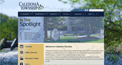 Desktop Screenshot of caledoniatownship.org